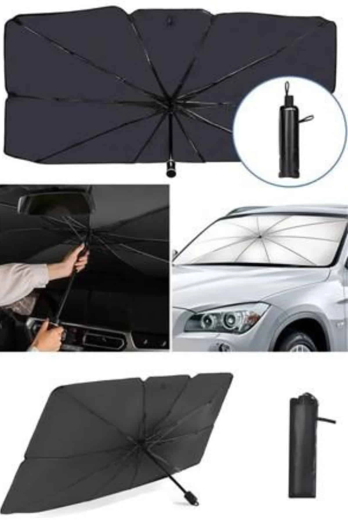 Tüm Araçlar İçin Şemsiye Güneşlik Ön Cama Uygun Özel Kaplama ( Lisinya )