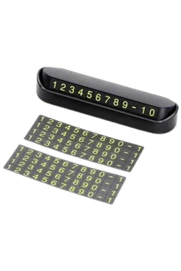 Tüm Araçlara Uyumlu Araç Içi Park Numaratör Oto Araç Numaratör ( Lisinya )