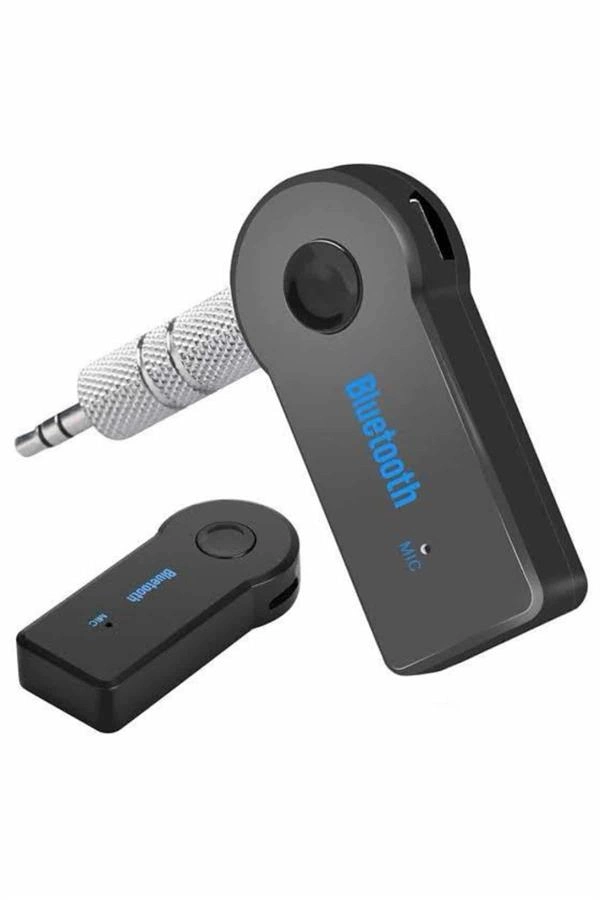 Tüm Cihazlara Uyumlu Bluetooth Aux Araç Kiti Siyah ( Lisinya )