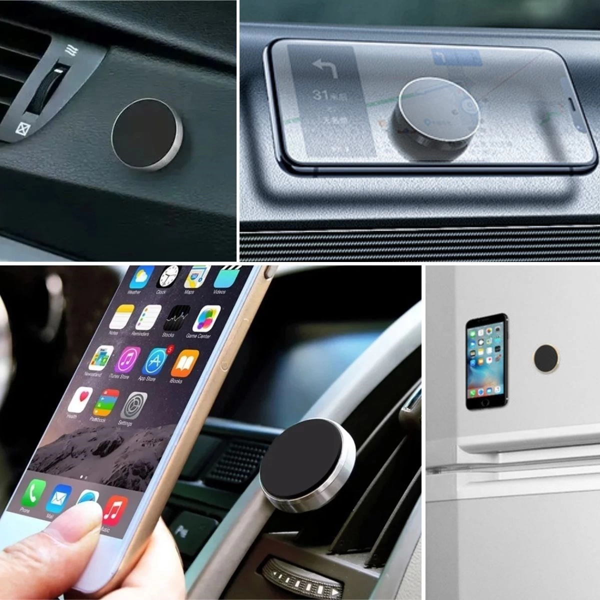 Tüm Modellerle Uyumlu Manyetik Araç İçi Telefon Tutucu Çok Amaçlı Güçlü Mıknatıs Tutucu ( Lisinya ) Tüm Modellerle Uyumlu Manyetik Araç İçi Telefon Tutucu Çok Amaçlı Güçlü Mıknatıs Tutucu ( Lisinya )