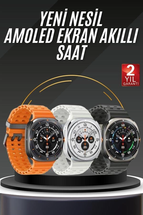 Tüm Telefonlara Uyumlu Akıllı Saat Uyku Ve Sağlık Takibi Nabız Ölçer Adım Sayar ( Lisinya )