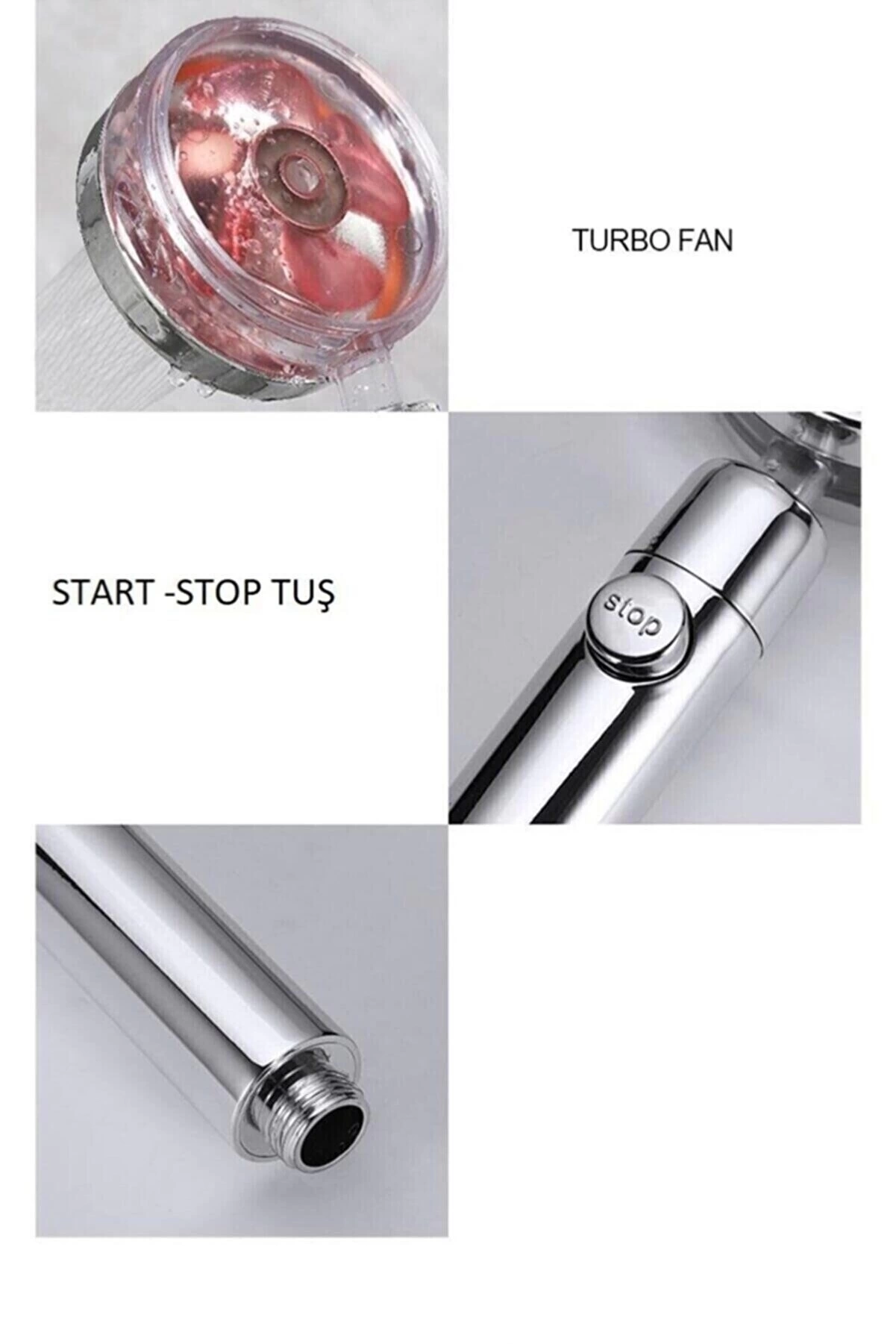 Turbo Duş Başlığı Seti Basınçlı Ayarlanabilir Su Tasarrufu Hortum Ve Mafsal Seti ( Lisinya ) Turbo Duş Başlığı Seti Basınçlı Ayarlanabilir Su Tasarrufu Hortum Ve Mafsal Seti ( Lisinya )