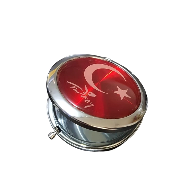 Türk Bayraklı El Aynası St00162 ( Lisinya )