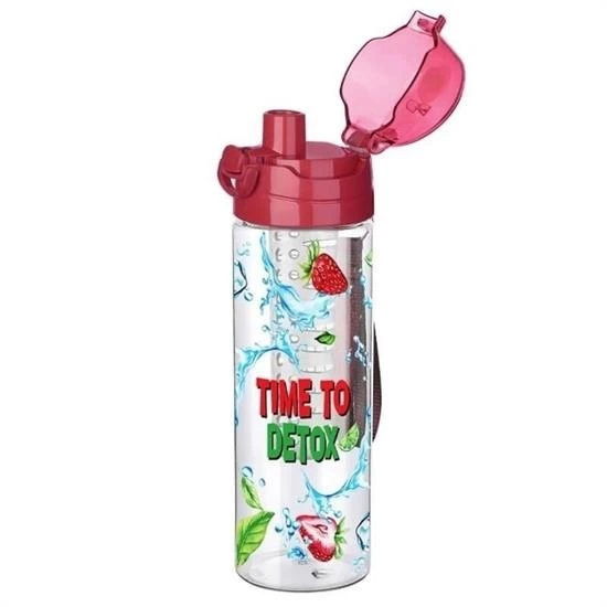 Tutma Saplı Kilitli Kendiliğinden Süzgeçli Kolay Taşınabilir Detoks Sporcu Diyet Matarası ( Lisinya ) Tutma Saplı Kilitli Kendiliğinden Süzgeçli Kolay Taşınabilir Detoks Sporcu Diyet Matarası ( Lisinya )