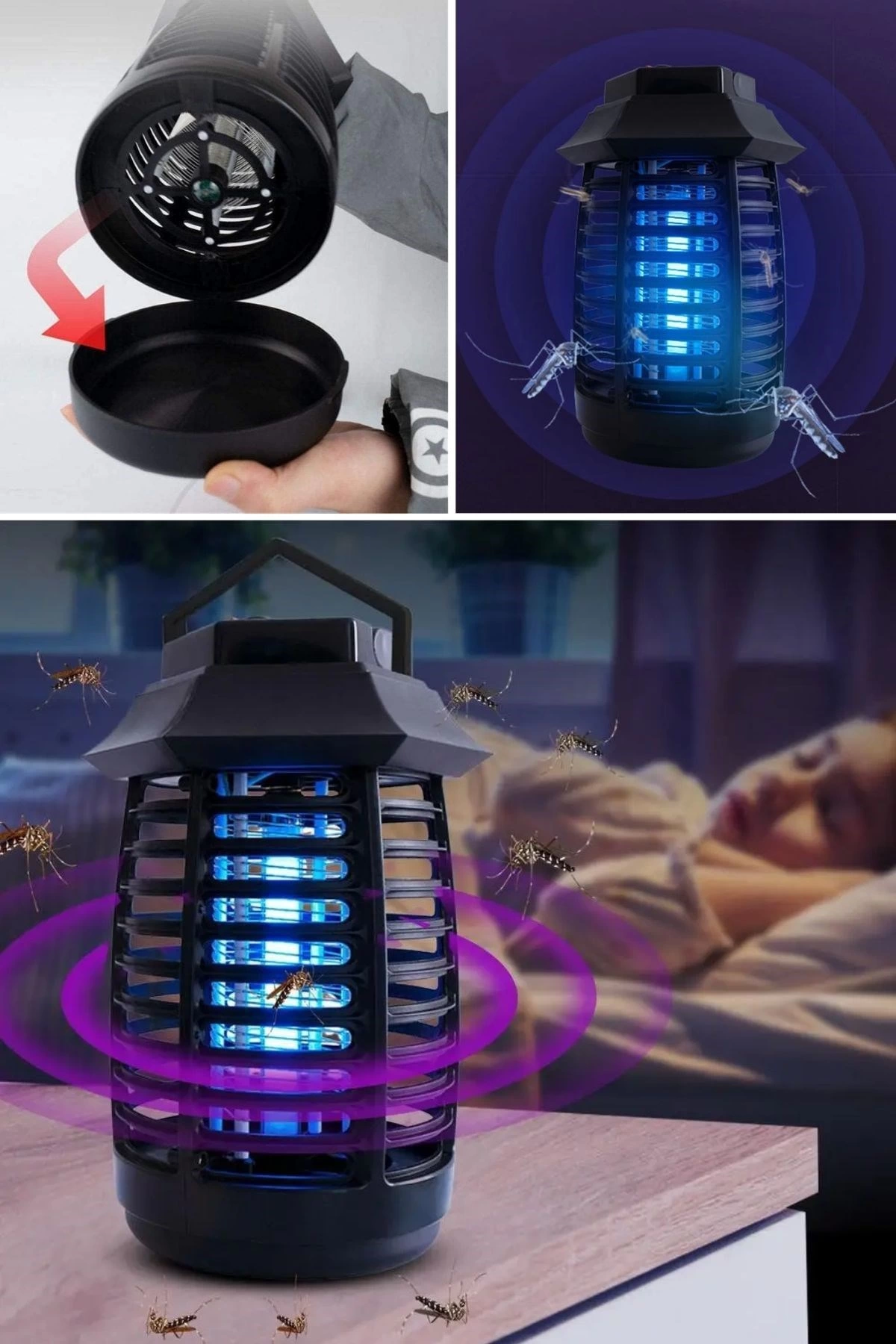 Tutma Ve Asma Saplı Ledli Sinek Makinası 2w Sinek Öldürücü Uv Mor Işıklı Aparat ( Lisinya ) Tutma Ve Asma Saplı Ledli Sinek Makinası 2w Sinek Öldürücü Uv Mor Işıklı Aparat ( Lisinya )