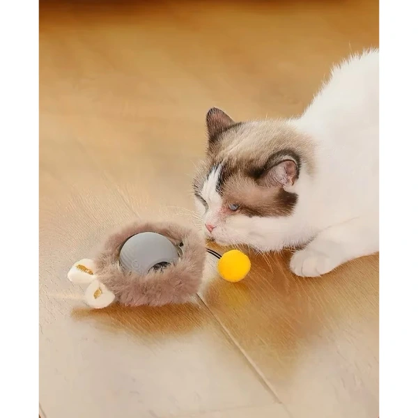 Tüylü Şarjlı Kedi Oyuncağı ( Lisinya )