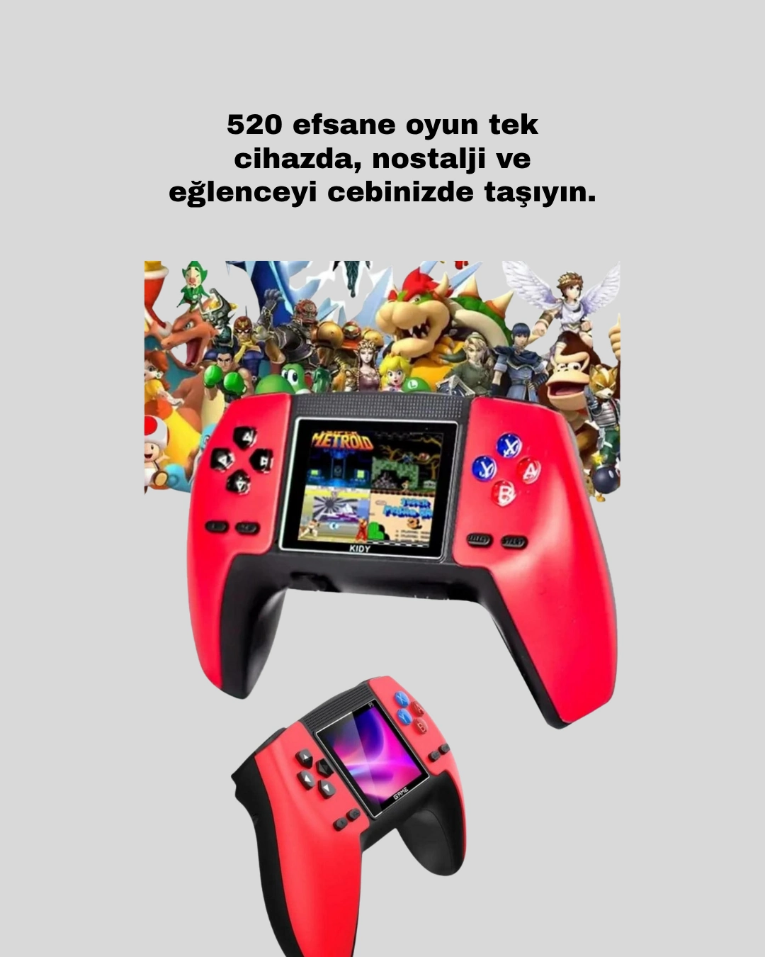 Tv Bağlantılı 520 Oyunlu P5 Retro Gamepad Konsol ( Lisinya )