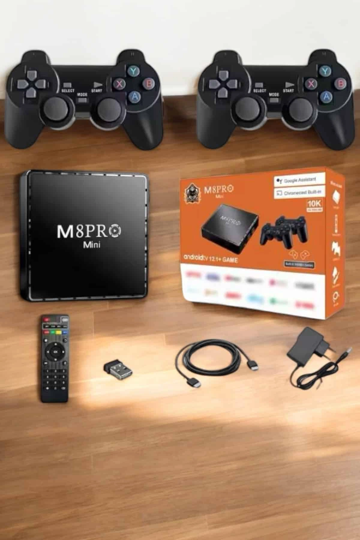 Tv Box Çift Oyun Kollu 10000 Oyunlu Atari ( Lisinya )