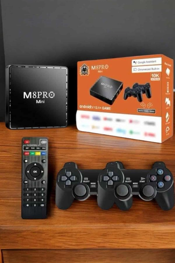 Tv Game Box Netflix Youtube 1000 Oyunlu Android Oyun Konsolu Kumandalı ( Lisinya )