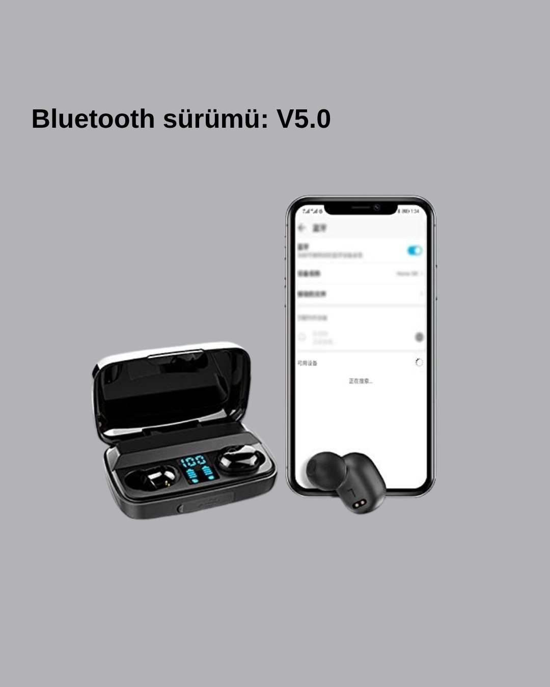 Tws A10s Bluetooth 5.0 Kulaklık – Yüksek Ses Kalitesi, Ergonomik, Uzun Pil Ömürlü ( Lisinya )