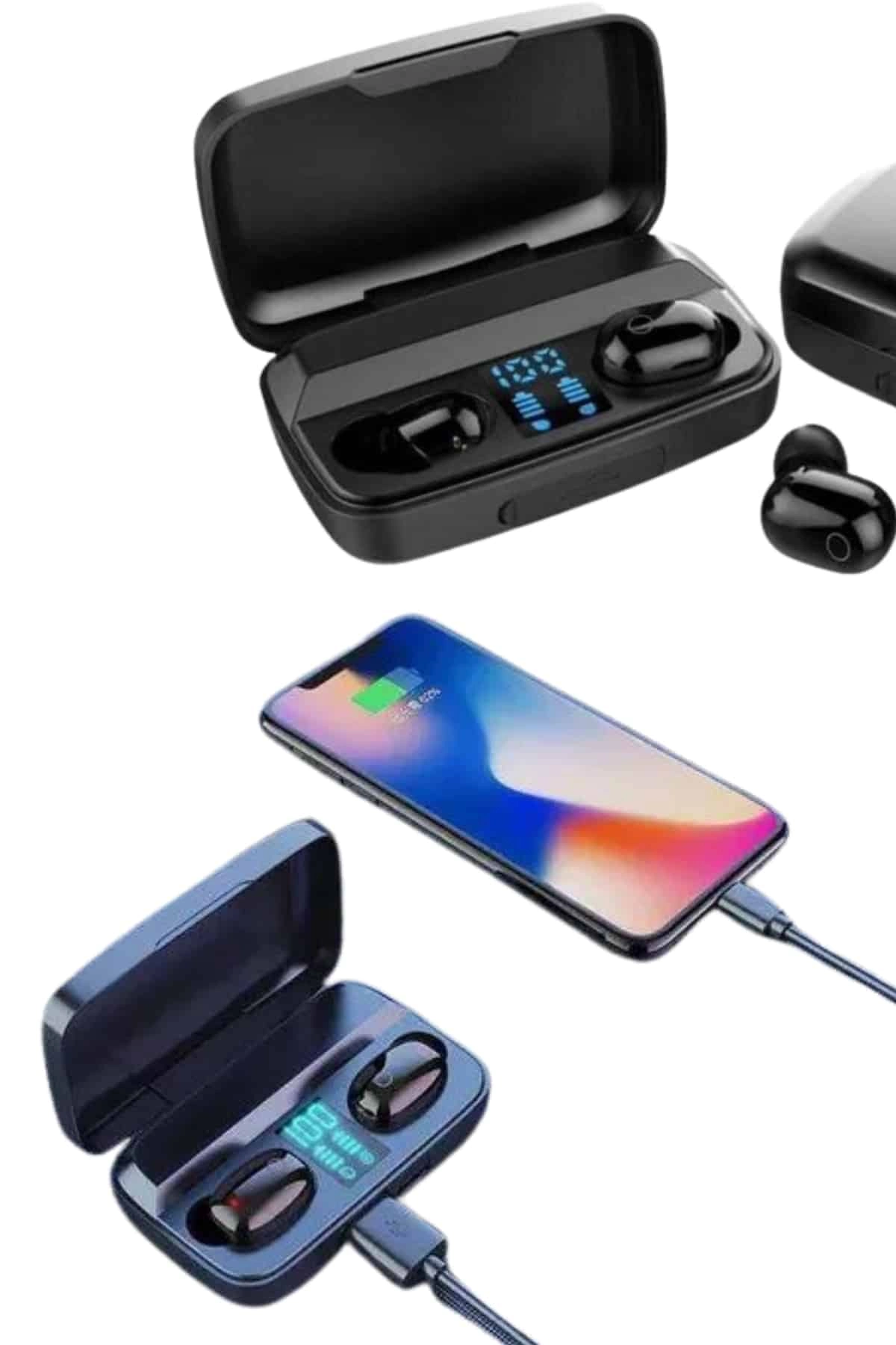 Tws Bluetooth Kulaklık 5.0 Bluetooth Bağlantılı Dokunmatik Kontrol Özelliği ( Lisinya )