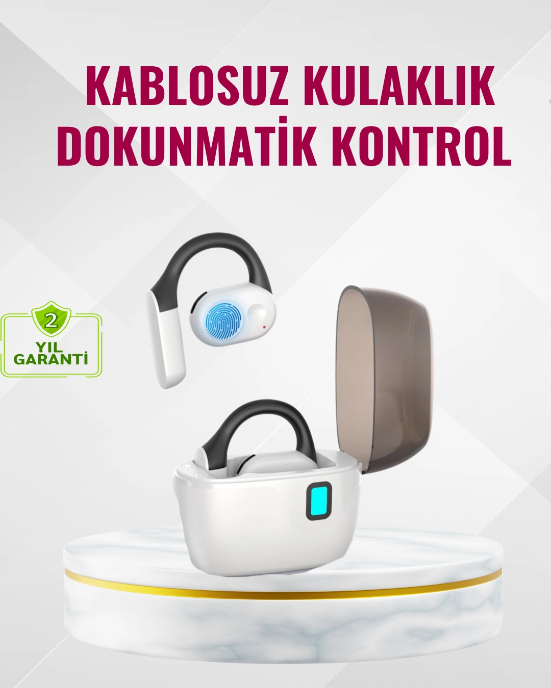 Tws Bluetooth Kulaklık – Otomatik Şarj, Taşınabilir Şarj Kutusu ( Lisinya )