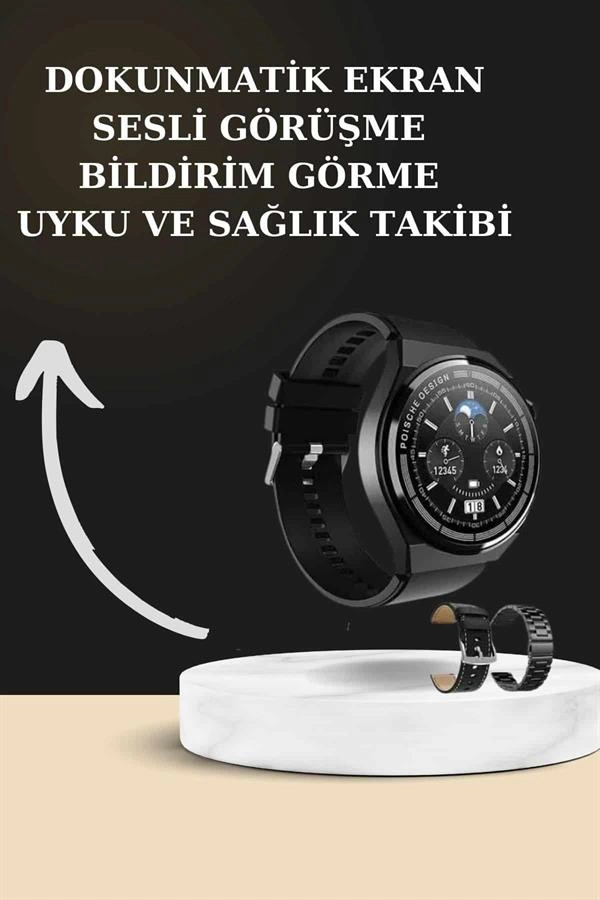 Tws Bluetooth Kulaklık Ve Akıllı Saat Uyku Takibi Nabız Ölçer Uzun Pil Ömrü ( Lisinya )