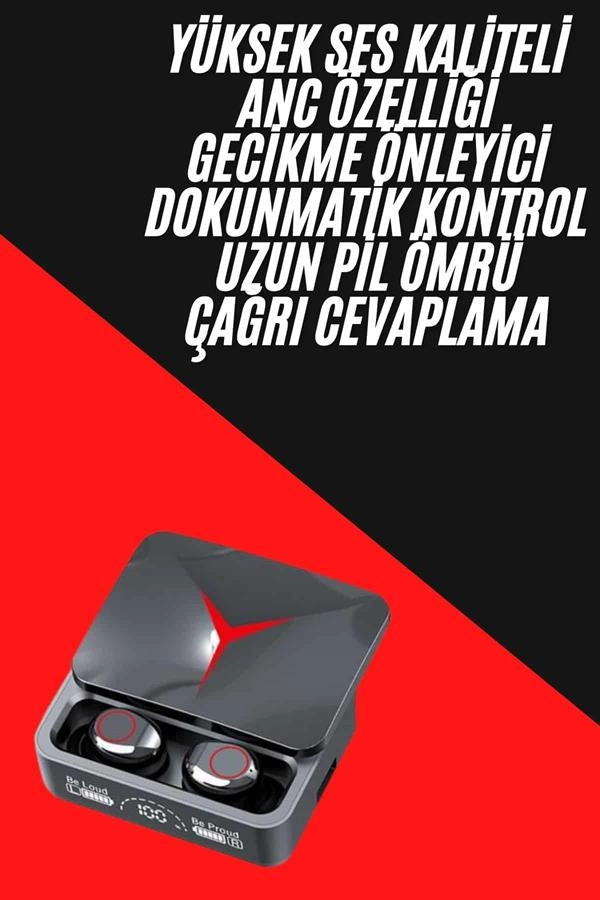 Tws Powerbank Kutulu Dijital Göstergeli Bluetooth Kulaklık Kablosuz Kulakiçi Kulaklık ( Lisinya )