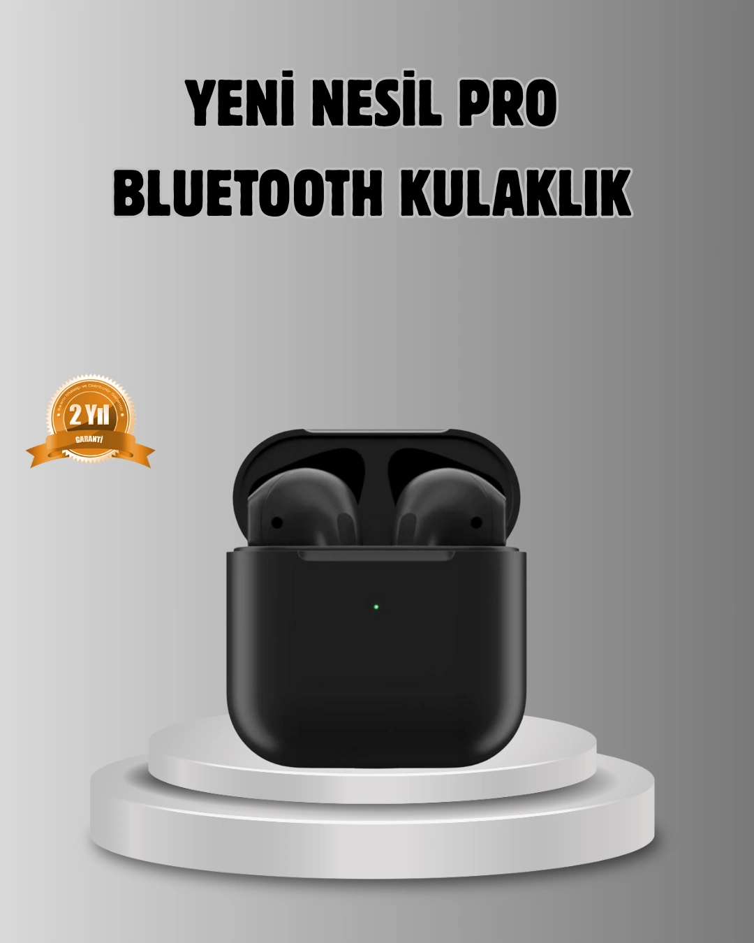 Tws Pro 5 3d Hd Ses Bluetooth Kulaklık – Kablosuz, Ergonomik, Şarj Kutulu, Gürültü Engelleme ( Lisinya )