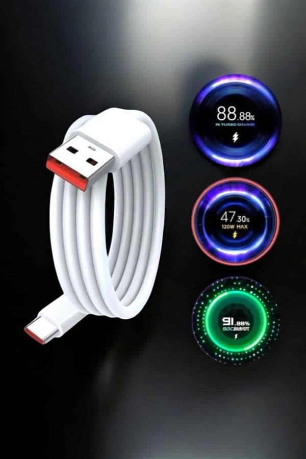 Type-c 120w Şarj Aleti Hızlı Şarj Turbo ( Lisinya ) Type-c 120w Şarj Aleti Hızlı Şarj Turbo ( Lisinya )