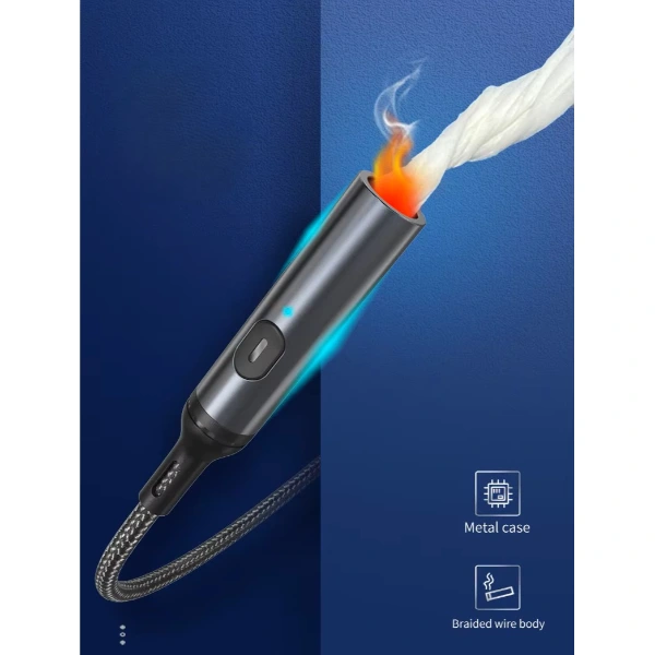 Type - C Kablolu Elektrikli Çakmak ( Lisinya ) Type - C Kablolu Elektrikli Çakmak ( Lisinya )