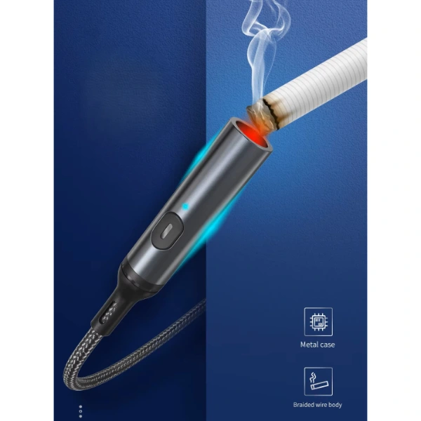 Type - C Kablolu Elektrikli Çakmak ( Lisinya ) Type - C Kablolu Elektrikli Çakmak ( Lisinya )