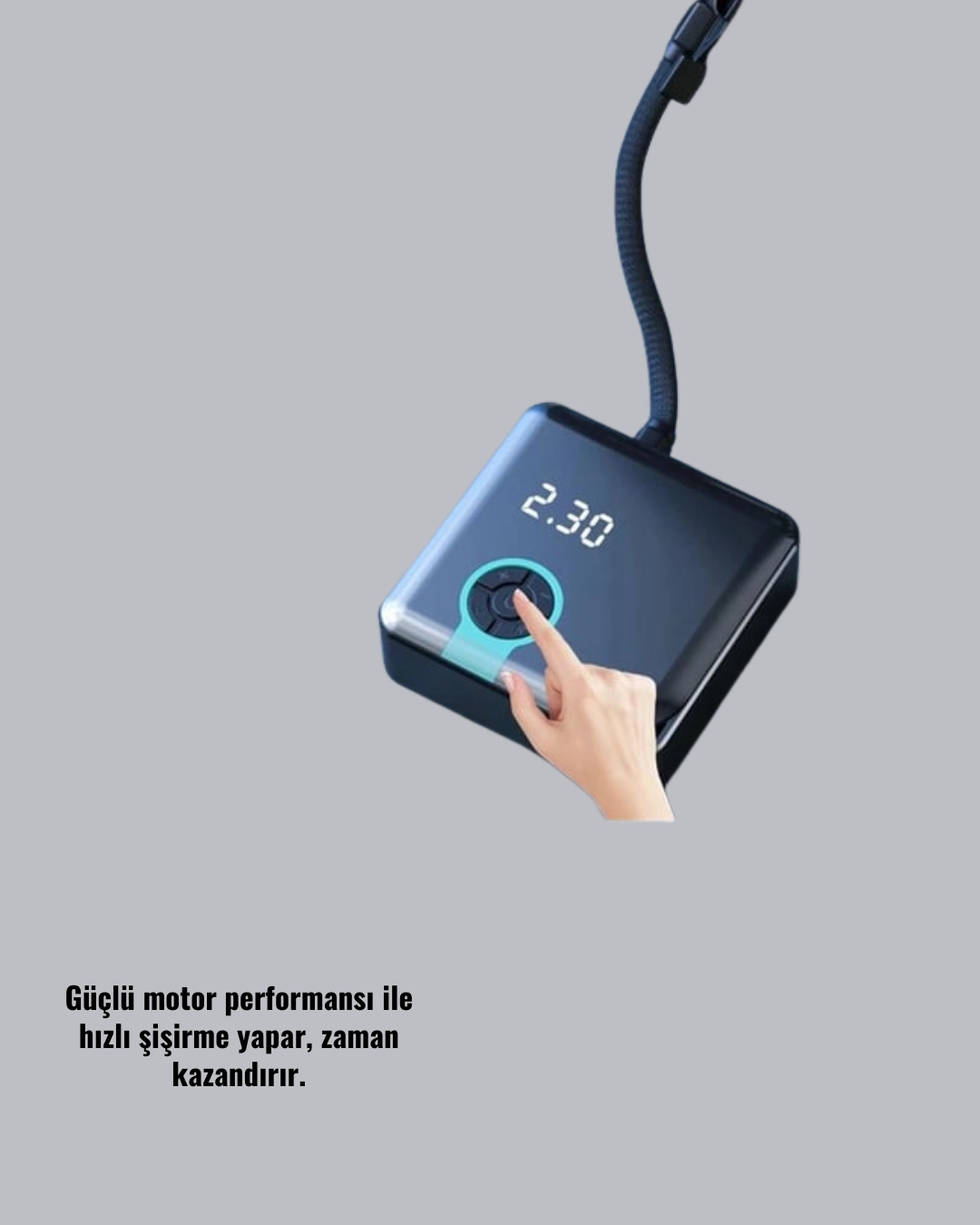 Type-c Şarj Girişli Taşınabilir Elektrikli Hava Pompası ( Lisinya )