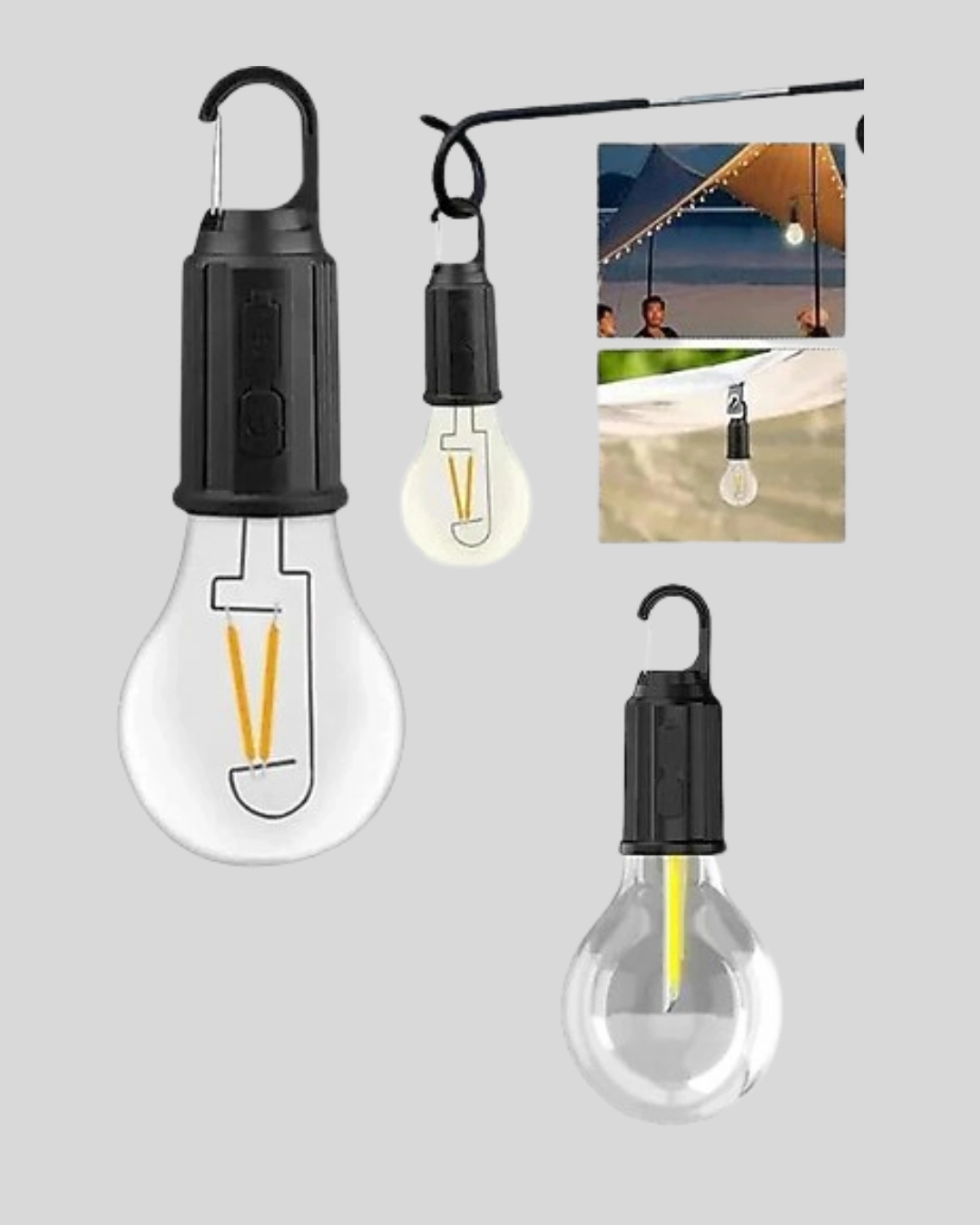 Type-c Şarjlı Led Kamp Lambası – Uzun Ömürlü Pil Ve Yüksek Parlaklık ( Lisinya )