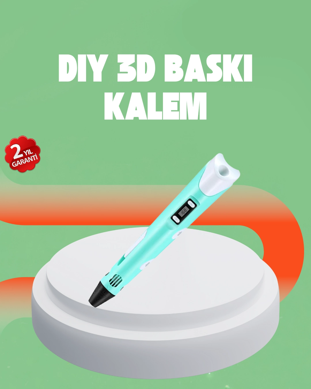 Üç Boyutlu 3d Yazıcı Kalem Abs Ve Pla Uyumlu ( Lisinya )