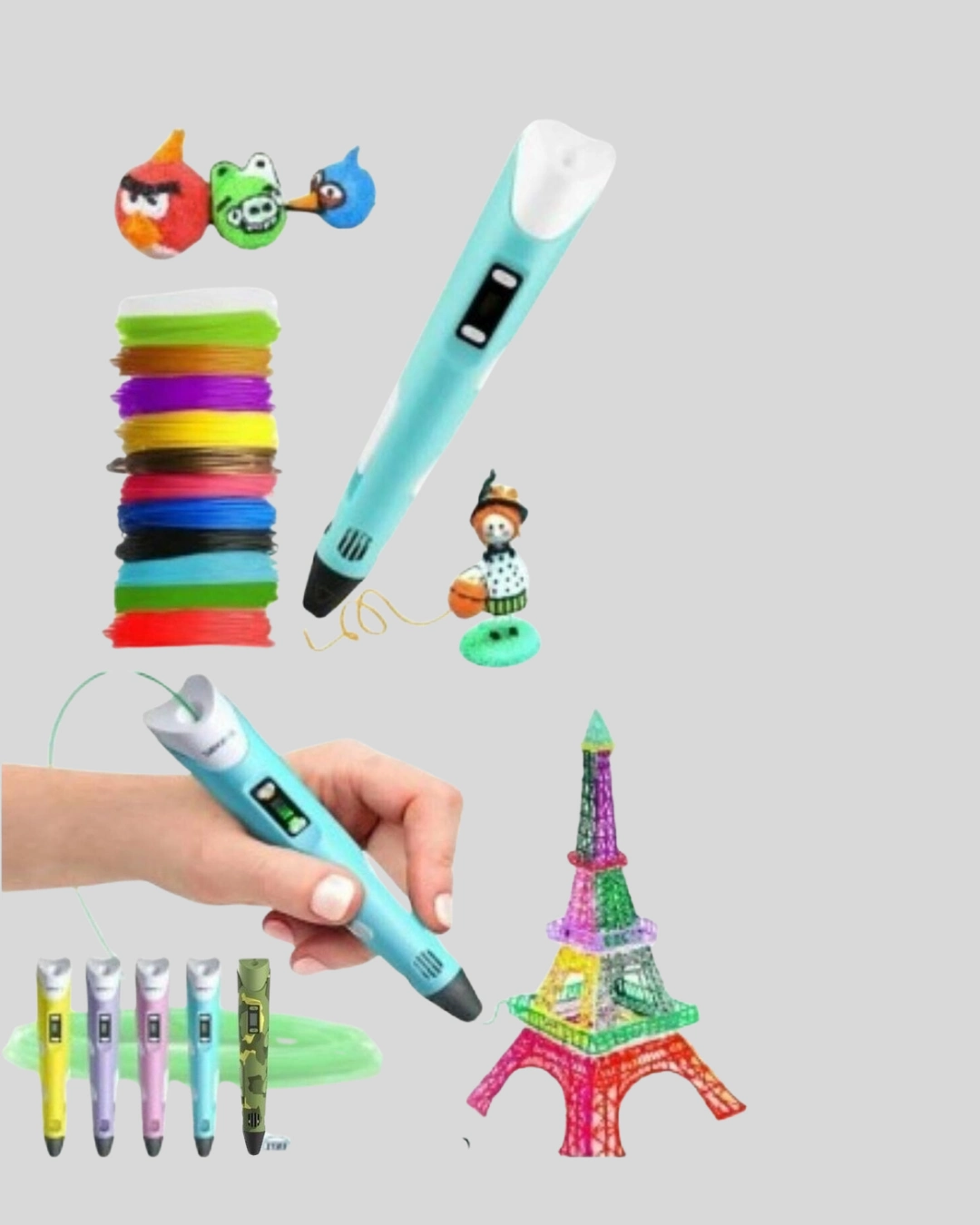 Üç Boyutlu 3d Yazıcı Kalem Abs Ve Pla Uyumlu ( Lisinya )