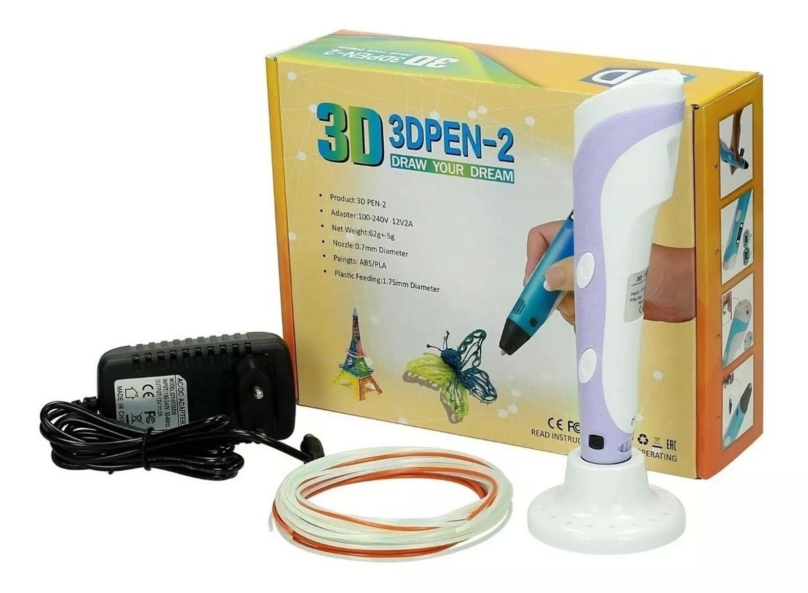 Üç Boyutlu Yazıcı 3d Kalem Pen Printer ( Lisinya )