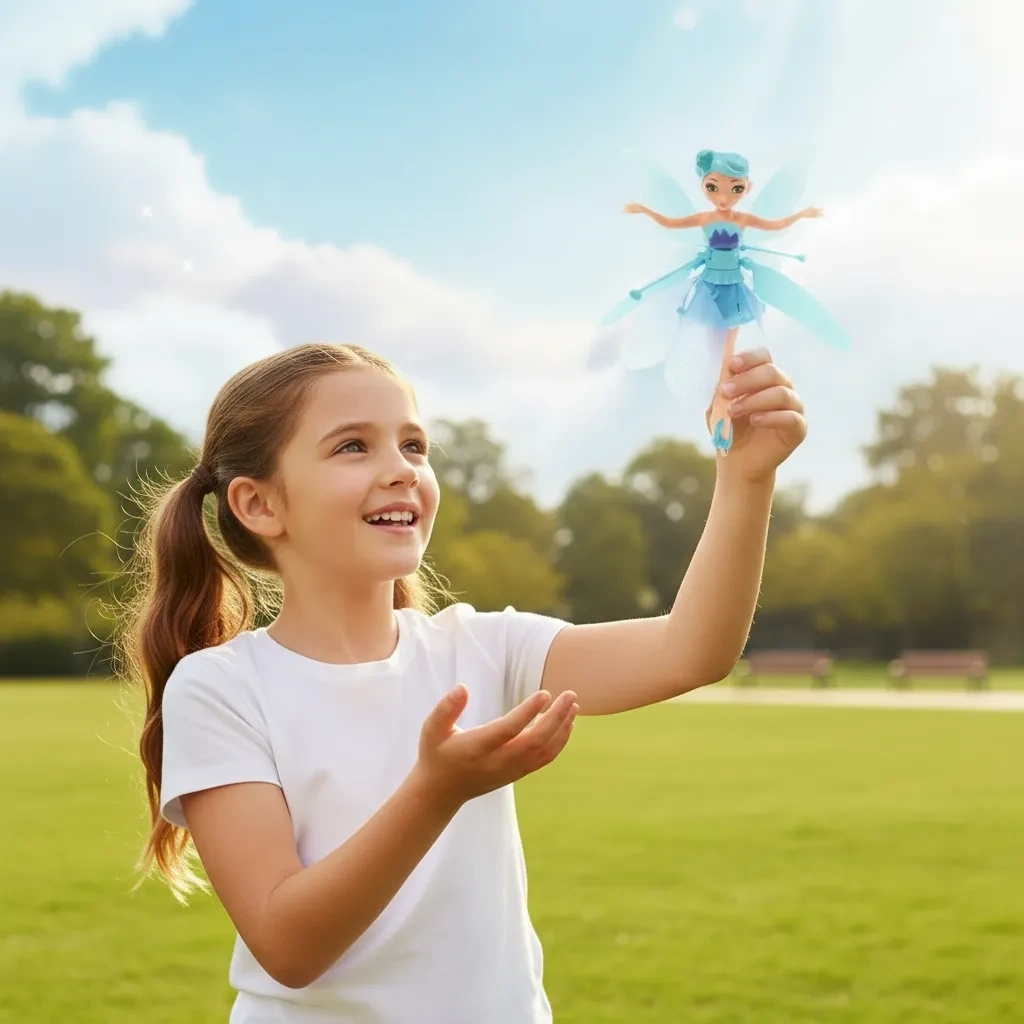 Uçan Peri Oyuncak Usb Kablolu ve Şarj Edilebilir Oyuncak Bebe Mavisi ( Lisinya ) Uçan Peri Oyuncak Usb Kablolu ve Şarj Edilebilir Oyuncak Bebe Mavisi ( Lisinya )