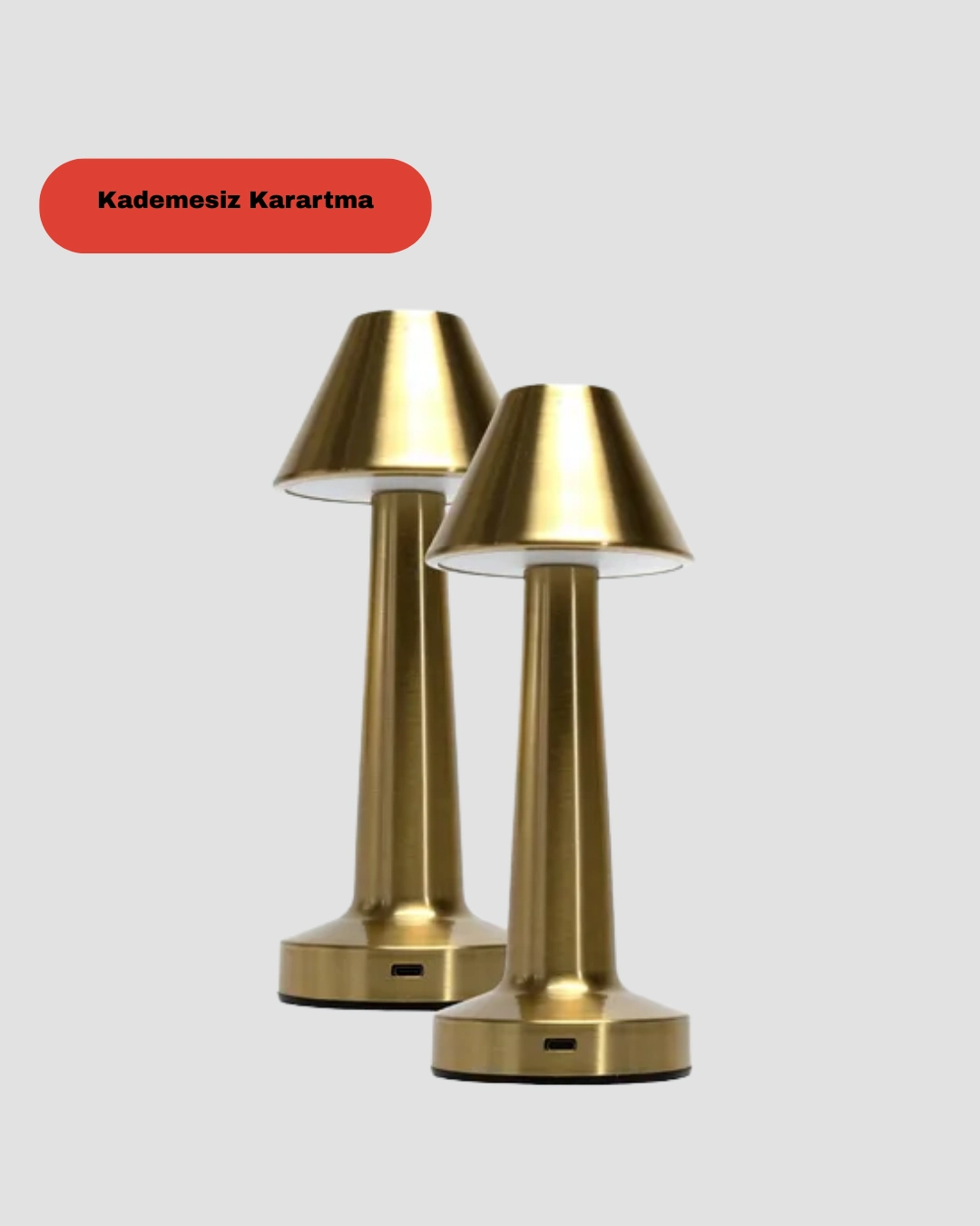 Üçgen Masa Lambası ( Lisinya )