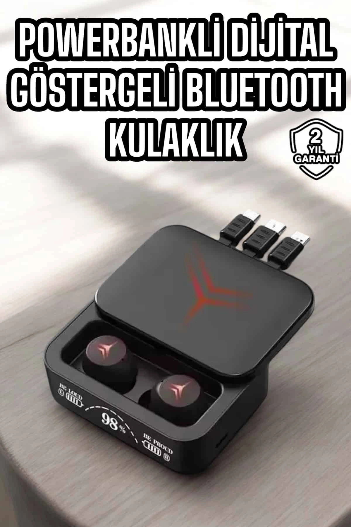 Ucuz Ve Kaliteli Bluetooth Kulaklık Tws Çoklu Şarj Girişi Yüksek Ses Kaliteli ( Lisinya )