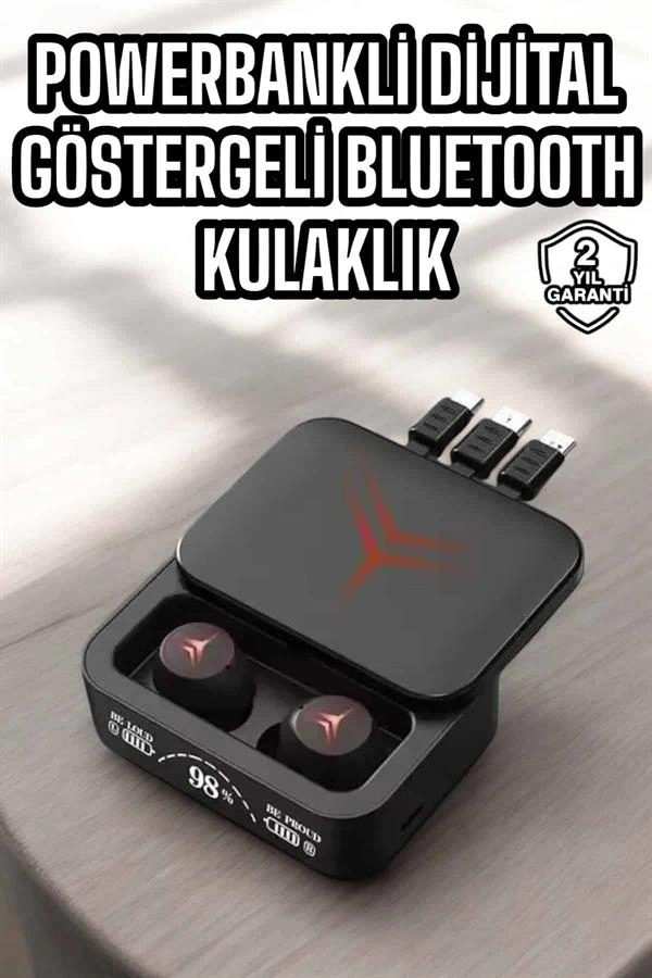 Ucuz Ve Kaliteli Bluetooth Kulaklık Tws Çoklu Şarj Girişi Yüksek Ses Kaliteli ( Lisinya )