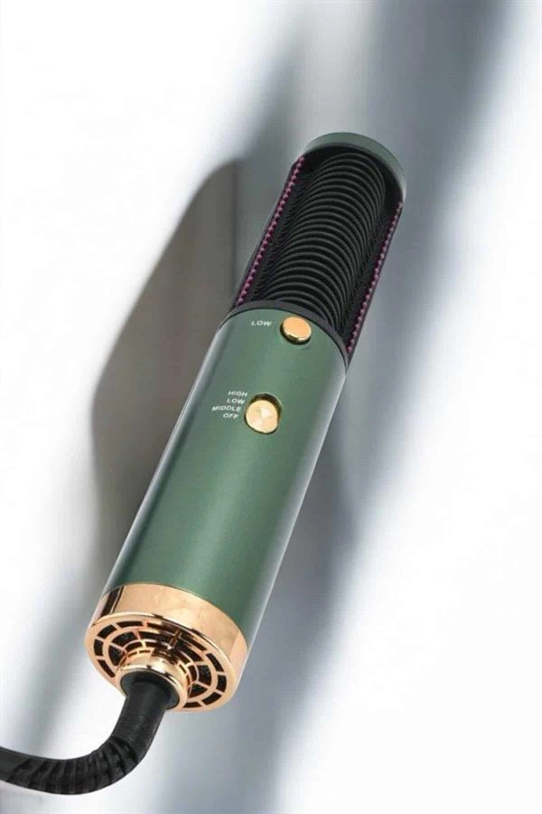 Üflemeli Fön Tarak Düzleştirici Seramik Kaplama Elektriklenme Karşıtı ( Lisinya )