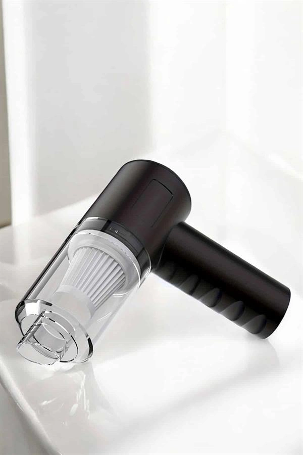 Üflemeli Güçlü Vakumlu Ev Ofis Araç Süpürgesi El Süpürgesi Şarjlı ( Lisinya )