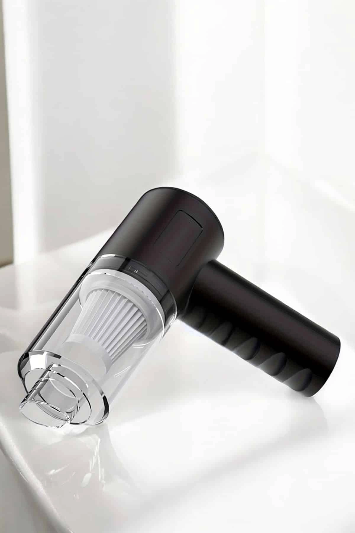 Üflemeli Güçlü Vakumlu Ev Ofis Araç Süpürgesi El Süpürgesi Şarjlı ( Lisinya )