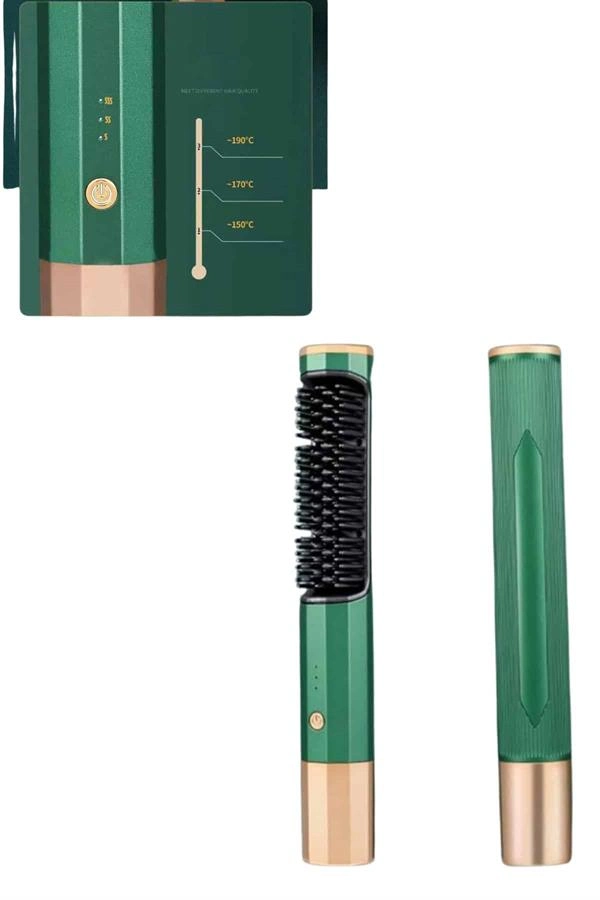 Üflemeli Saç Düzleştirici Fön Tarak Yüksek Isı Ayarlı İyon Özellikli ( Lisinya )