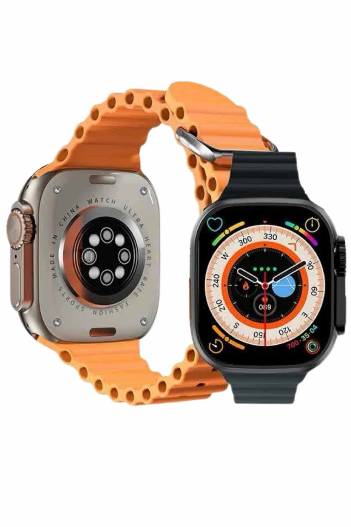 Ultra Akıllı Saat 49 Mm Çift Kordonlu Arama Cevaplama Bluetooth Bağlantılı ( Lisinya )