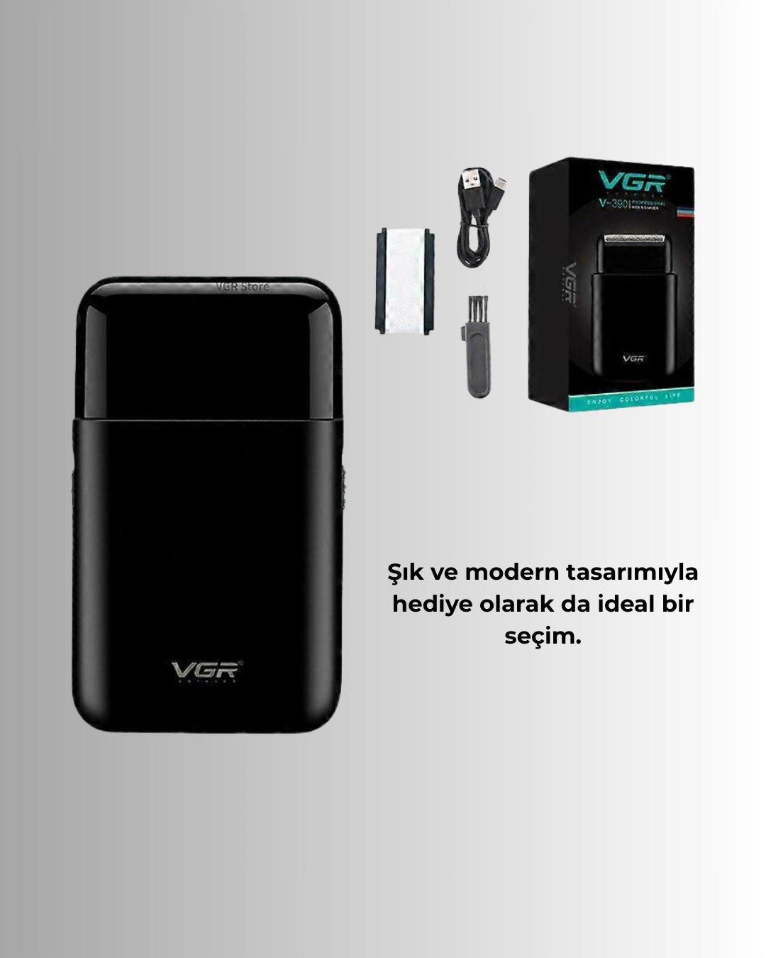 Ultra İnce Elektrikli Tıraş Makinesi | Usb Şarjlı Ve Su Geçirmez ( Lisinya )