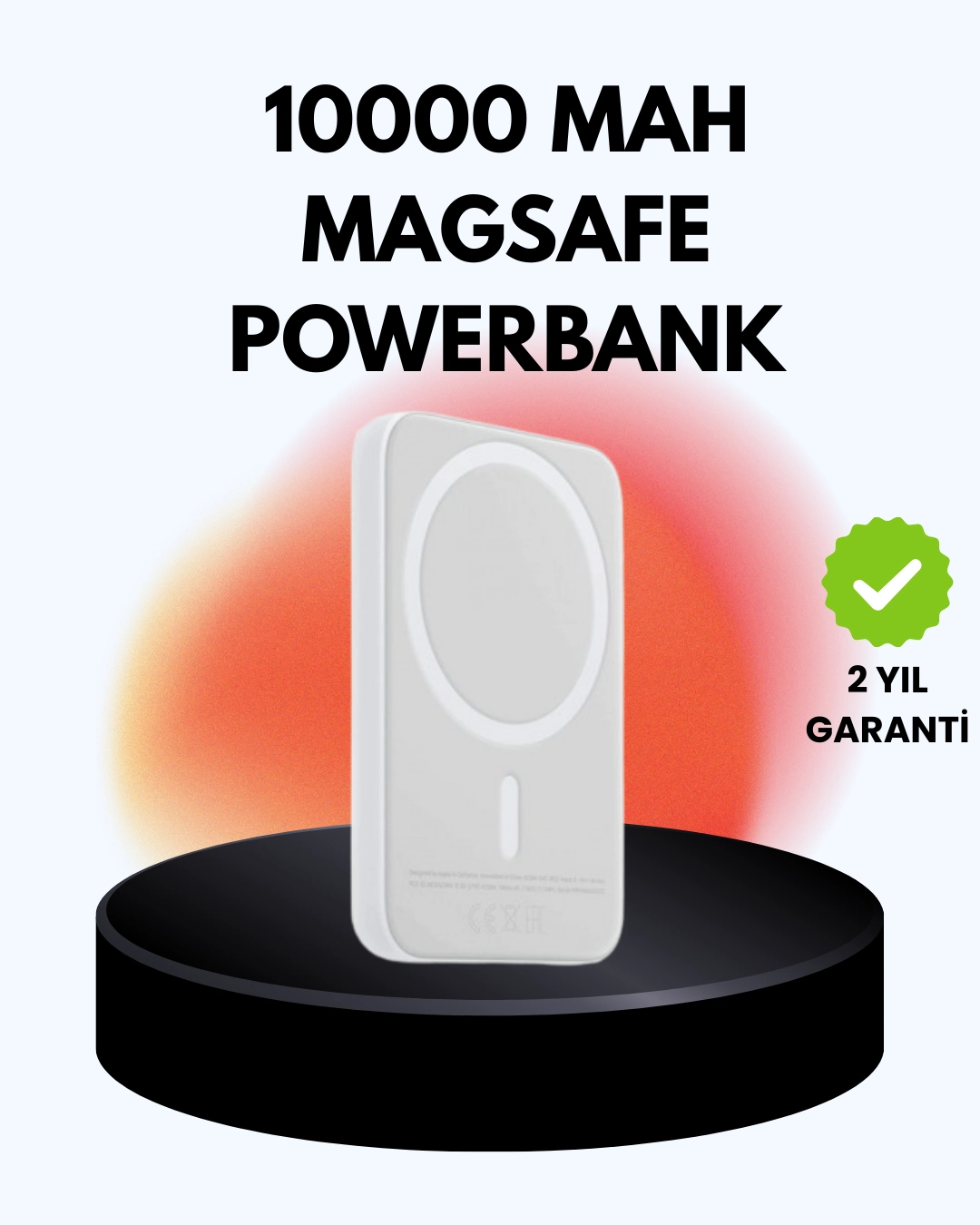 Ultra İnce Manyetik Powerbank – Hızlı Şarj, Güçlü Tutuş, 10000 Mah Kapasite ( Lisinya )