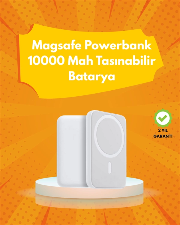 Ultra Kompakt Ve Güçlü – Magsafe Powerbank 10000 Mah İle Kablosuz Şarj Deneyimi ( Lisinya )