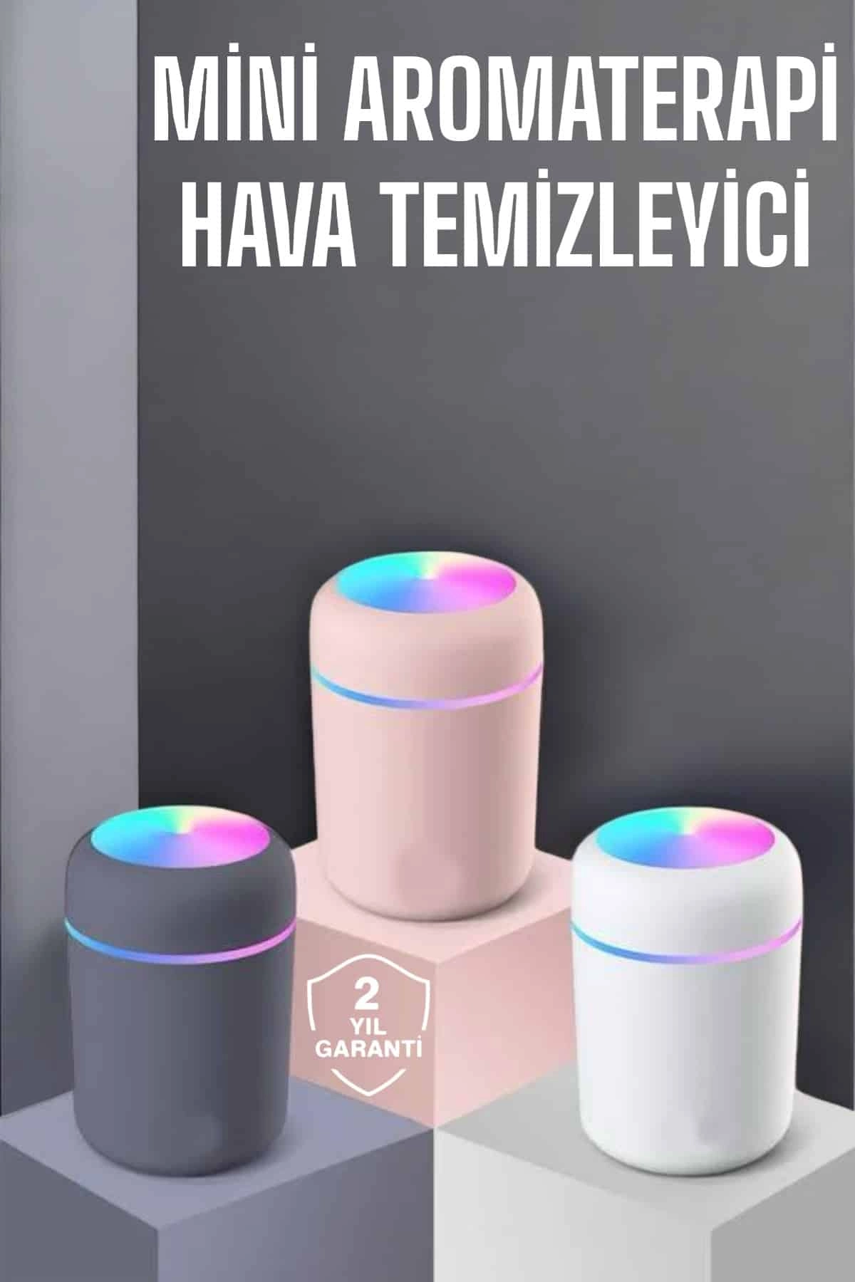 Ultrosonik Buharlı Hava Temizleyici Hava Nemlendirici Taşınabilir ( Lisinya )