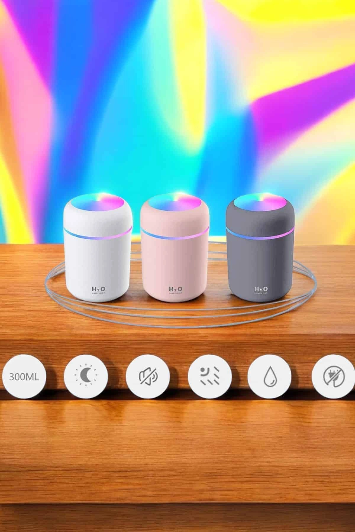 Ultrosonik Buharlı Hava Temizleyici Hava Nemlendirici Taşınabilir ( Lisinya )