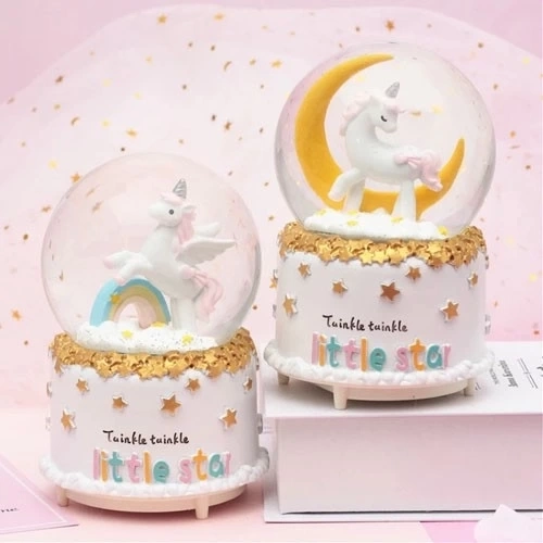 Unicorn Kar Küresi Orta Boy ( Lisinya )