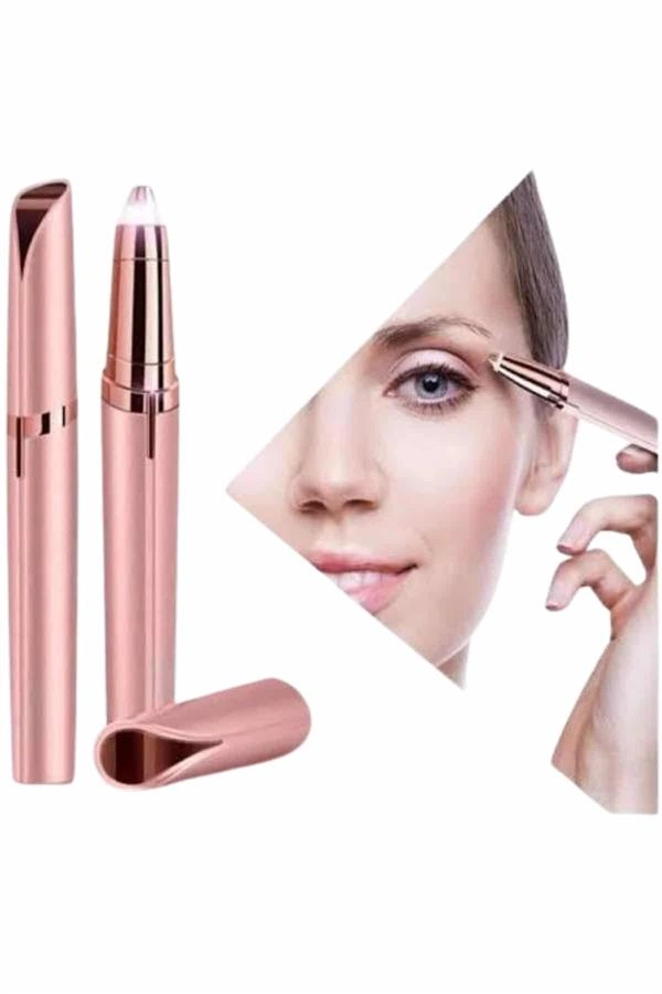 Unısex Şarjlı Kaş Bıyık Alma Epilatörü Hassas Ciltlere Özel Acısız ( Lisinya )