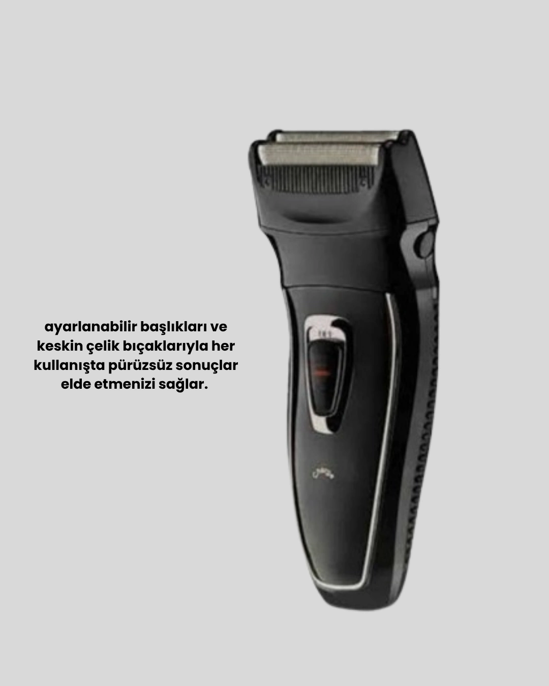 Unisex Şarjlı Saç Ve Sakal Kesme Makinesi – Sessiz Motor, 1–12 Mm Ayarlanabilir Başlık ( Lisinya )