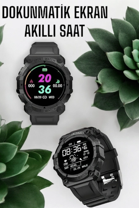 Unisex Tasarımıyla Klasik Ve Spor Kombinlere Uygun Akıllı Saat ( Lisinya )