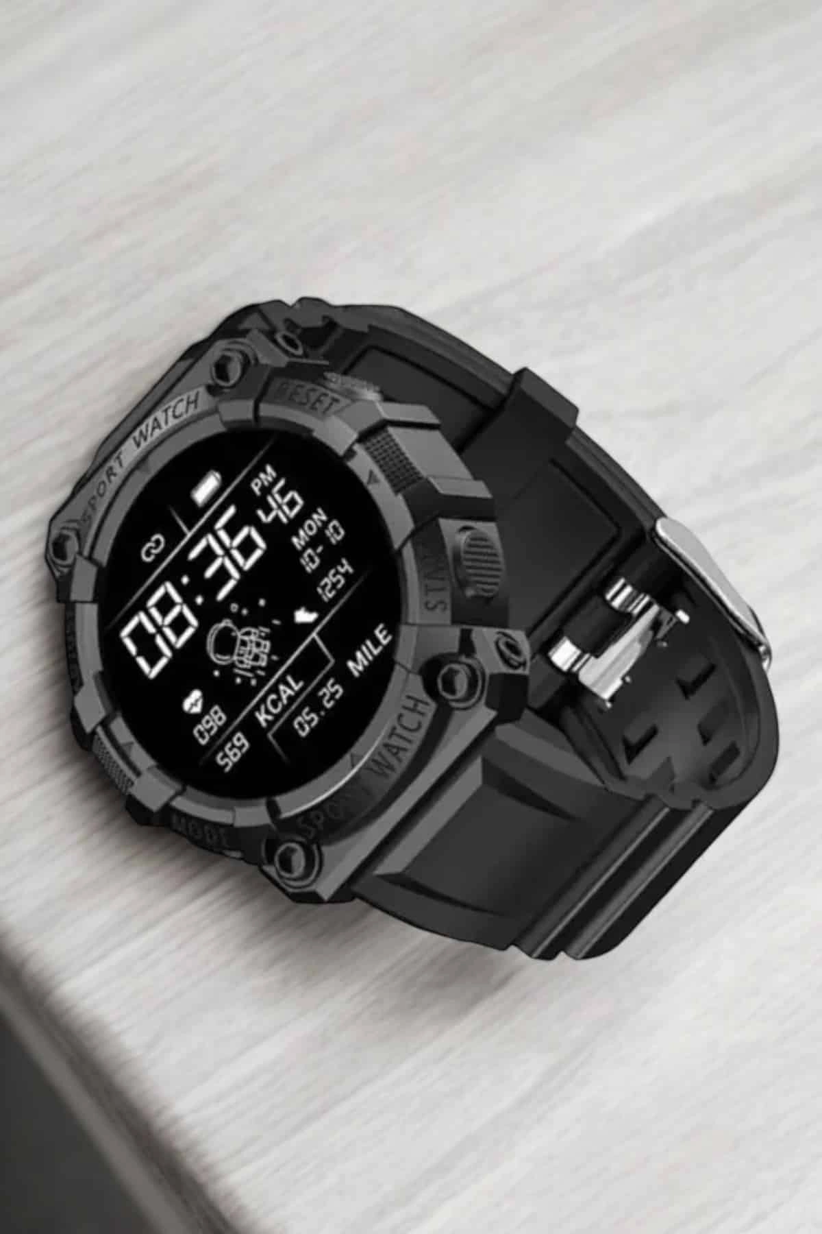 Unisex Tasarımıyla Klasik Ve Spor Kombinlere Uygun Akıllı Saat ( Lisinya )