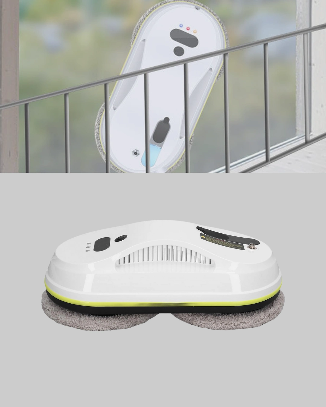 Ups Destekli Düşmeye Karşı Korumalı Cam Temizleme Robotu ( Lisinya )