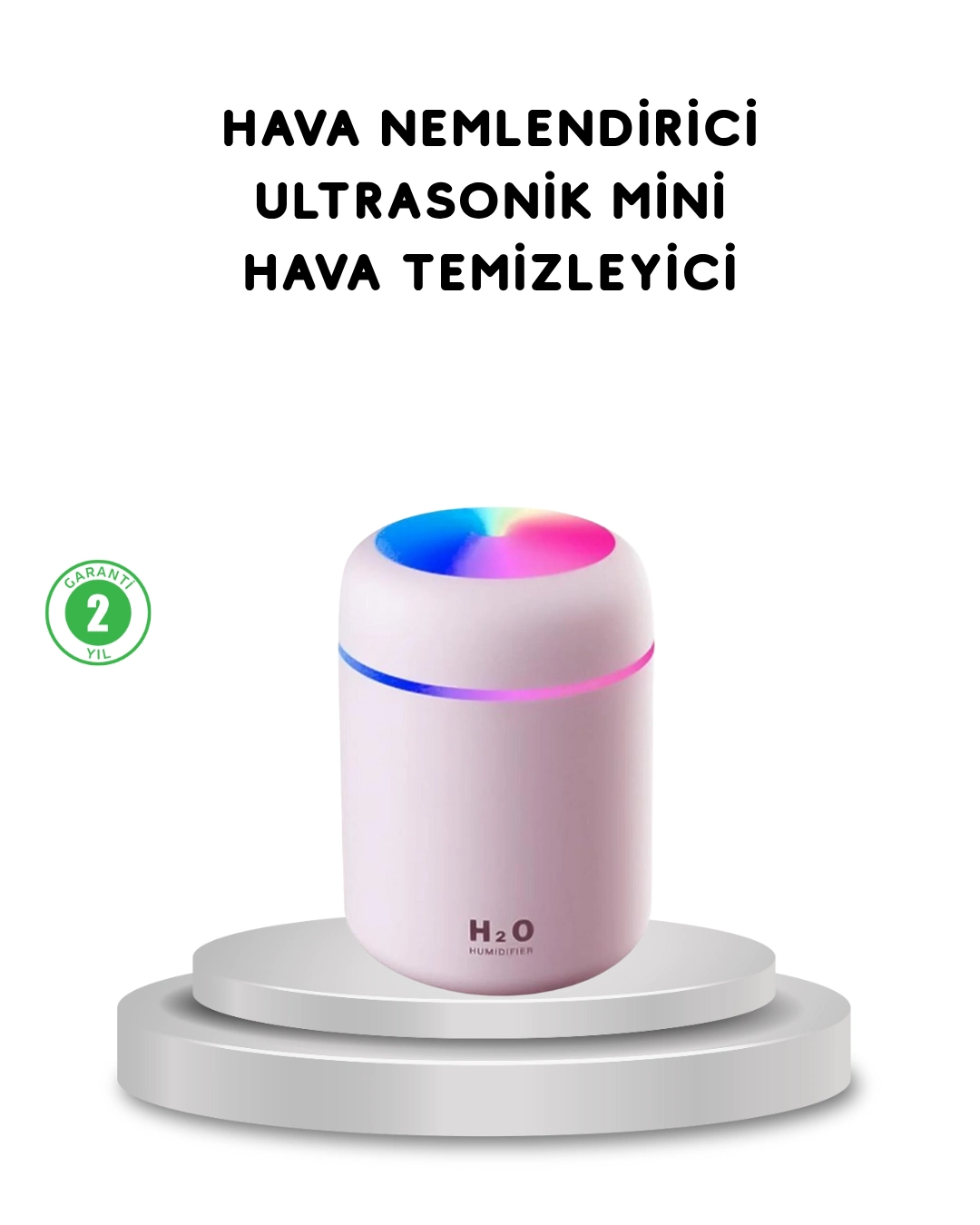 Usb Bağlantılı Led Işıklı Hava Nemlendirici – Sessiz Ve Kullanıcı Dostu Tasarım ( Lisinya )