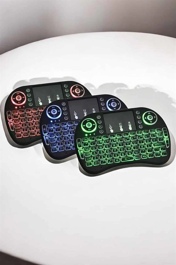 Usb Bağlantılı Mini Q Klavye Işıklı Tüm Cihazlara Uyumlu ( Lisinya )