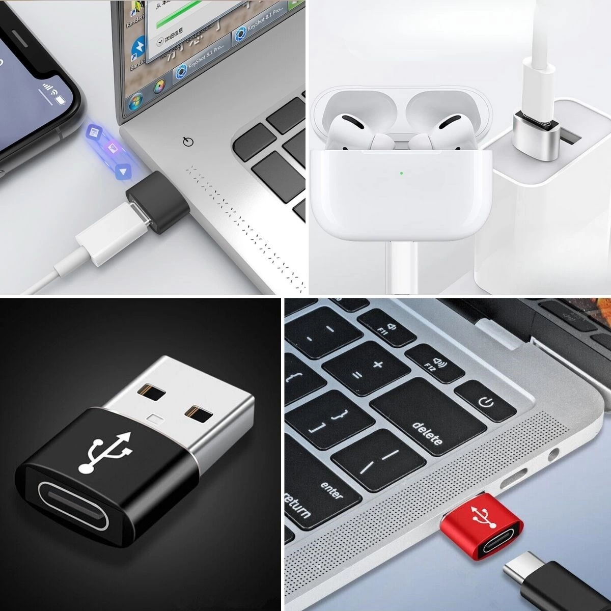 Usb'den Type-c 'ye Dönüştürücü Adaptör Veri Aktarımı Sağlayıcı Şarj Data Çevirici ( Lisinya ) Usb'den Type-c 'ye Dönüştürücü Adaptör Veri Aktarımı Sağlayıcı Şarj Data Çevirici ( Lisinya )
